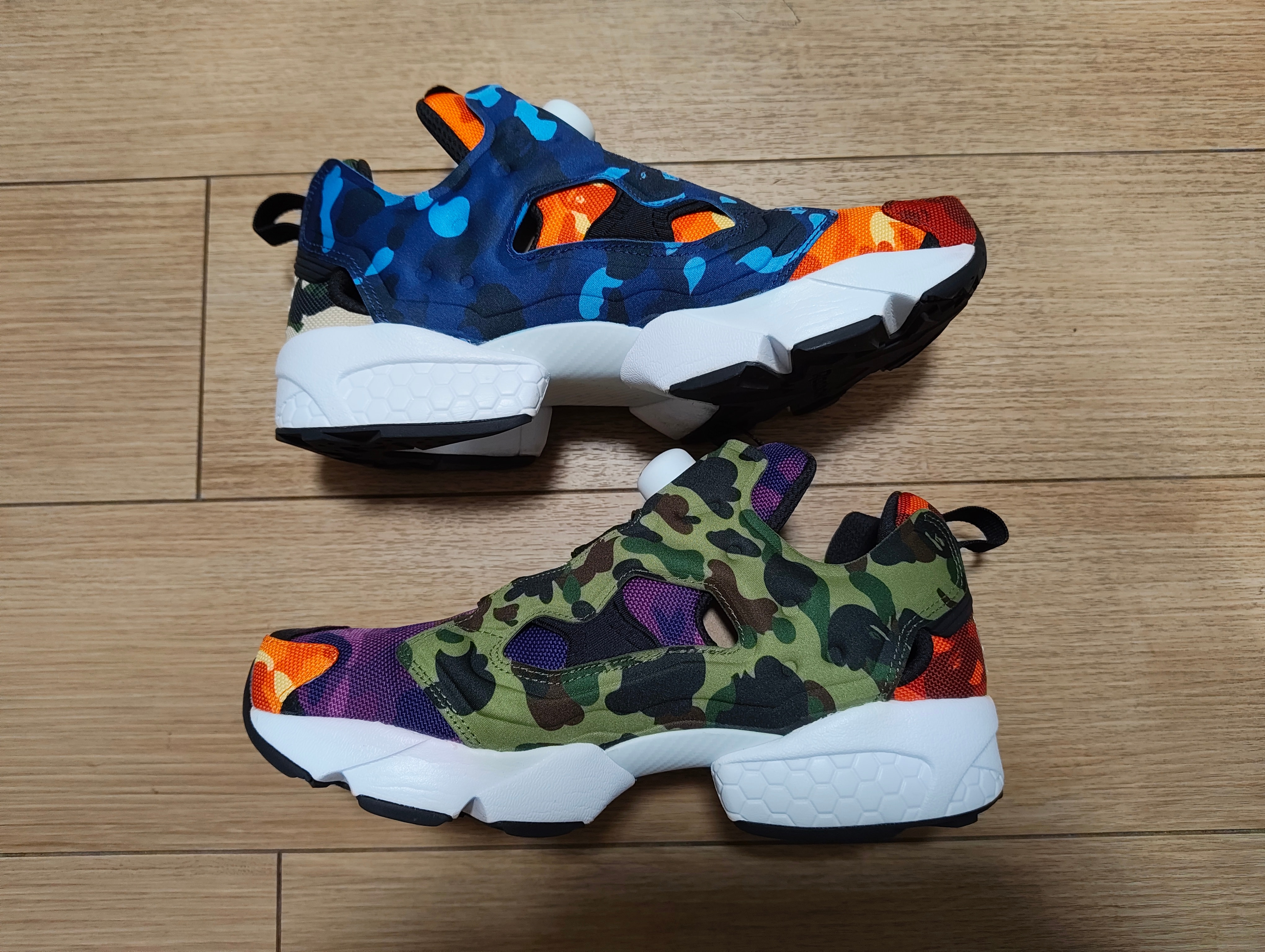 A BATHING APE®︎ × Reebok Instapump Fury OG "Multi Color"