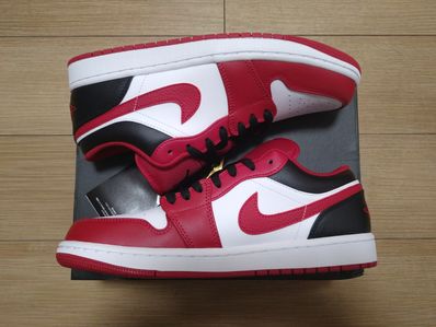 Nike Air Jordan 1 Low "White/Gym Red/Black"