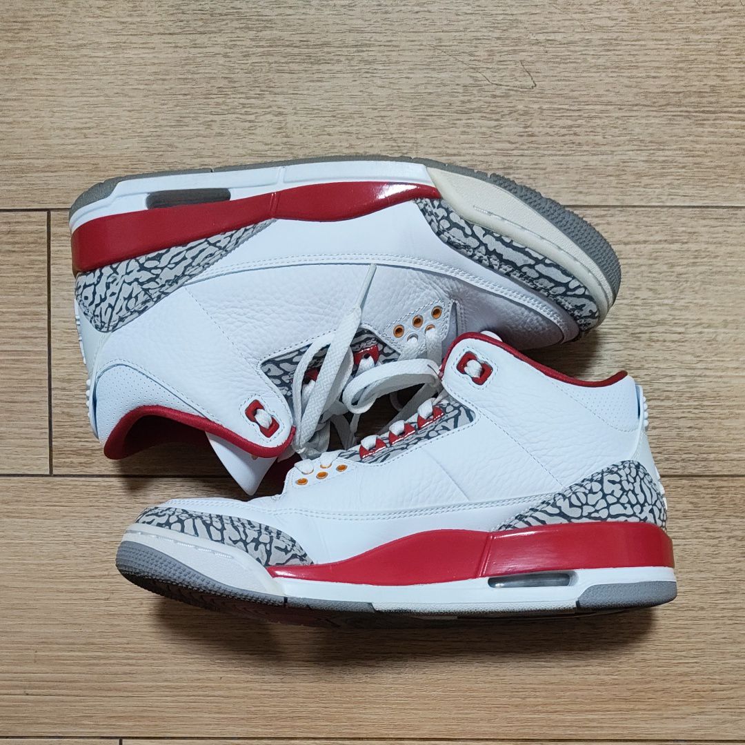 【美品】NIKE Air Jordan 3 カーディナル　レッド　ナイキ Nike】Air Jordan 3 Retro “Cardinal Red”が国内2月24日に発売