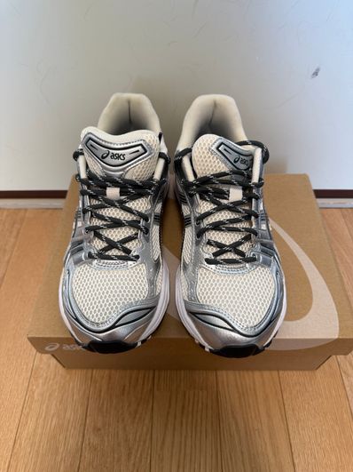 KITH × Asics Vintage Tech Gel-Kayano 14 "Cream/Scarab" (1203A566-100)