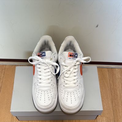 KITH × Nike Air Force 1 Low "White/Rush Blue/White/Brilliant Orange"