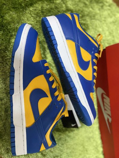 Nike Dunk Low "Blue Jay and University Gold"