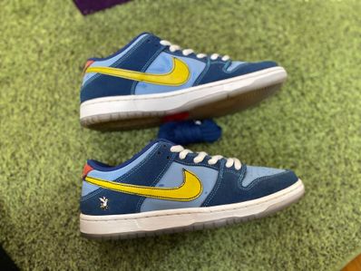 Why So Sad? × Nike SB Dunk Low "Coastal Blue/Speed Yellow-University Red"