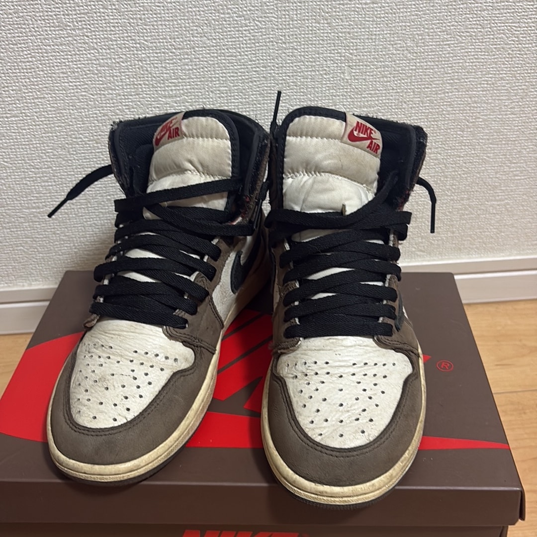 Travis Scott × Nike Air Jordan 1 Retro High OG TS SP "Sail/Dark Mocha"