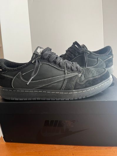 Travis Scott × Nike Air Jordan 1 Low OG SP "Black Phantom"