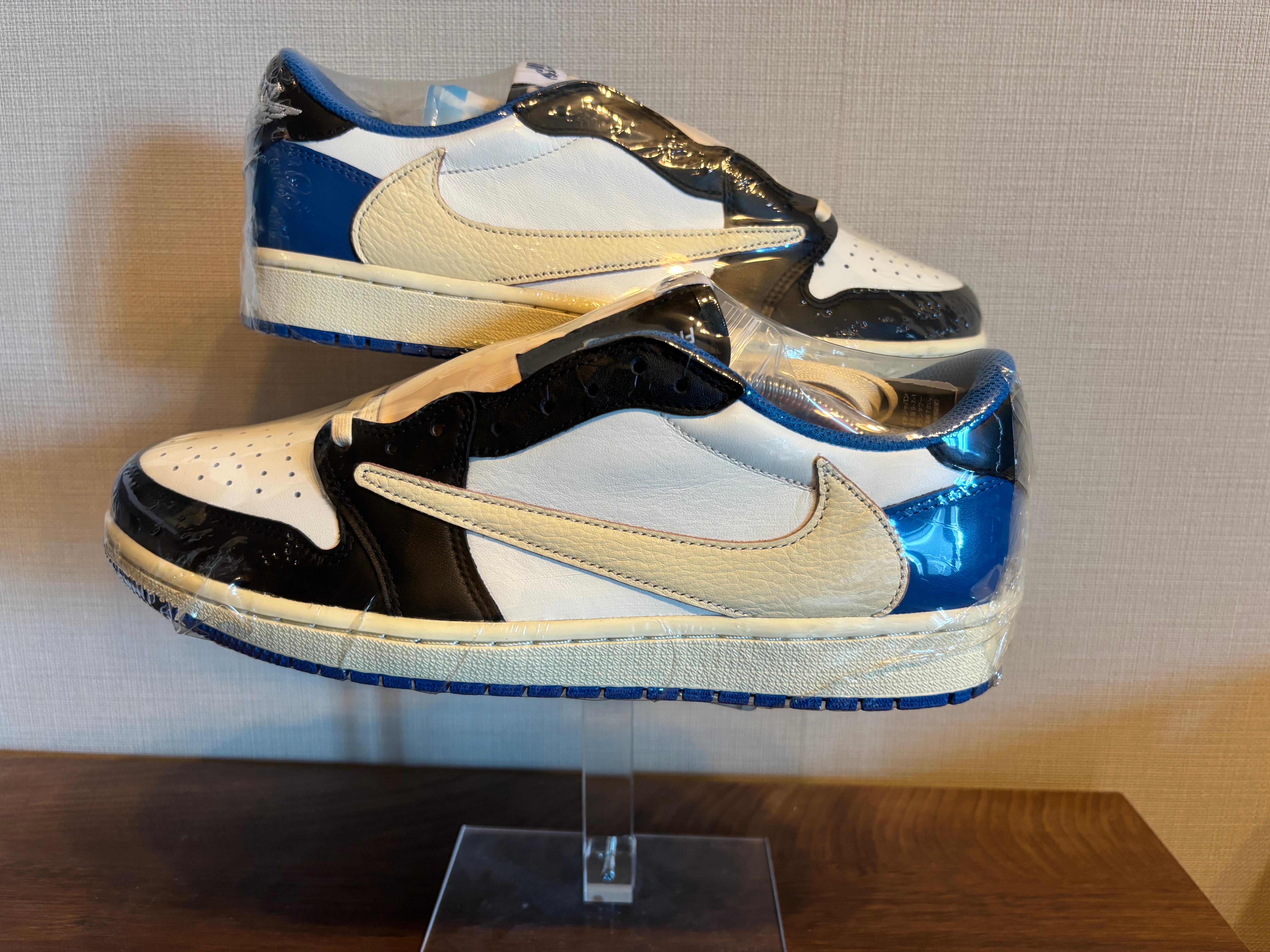 Travis Scott × fragment design × Nike Air Jordan 1 Low OG SP "Military Blue"