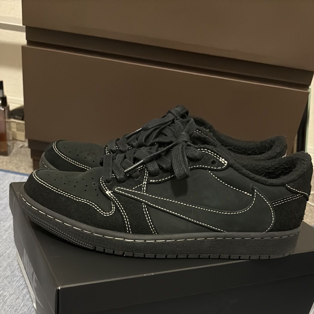 Travis Scott × Nike Air Jordan 1 Low OG SP "Black Phantom"