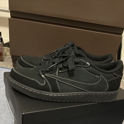 Travis Scott × Nike Air Jordan 1 Low OG SP "Black Phantom"