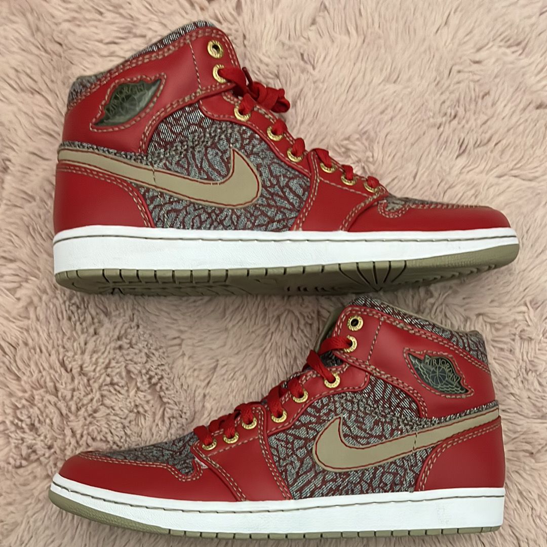 Levi’s®︎ × Nike Air Jordan 1 23/501 Mid "Denim Pack Red Cement"