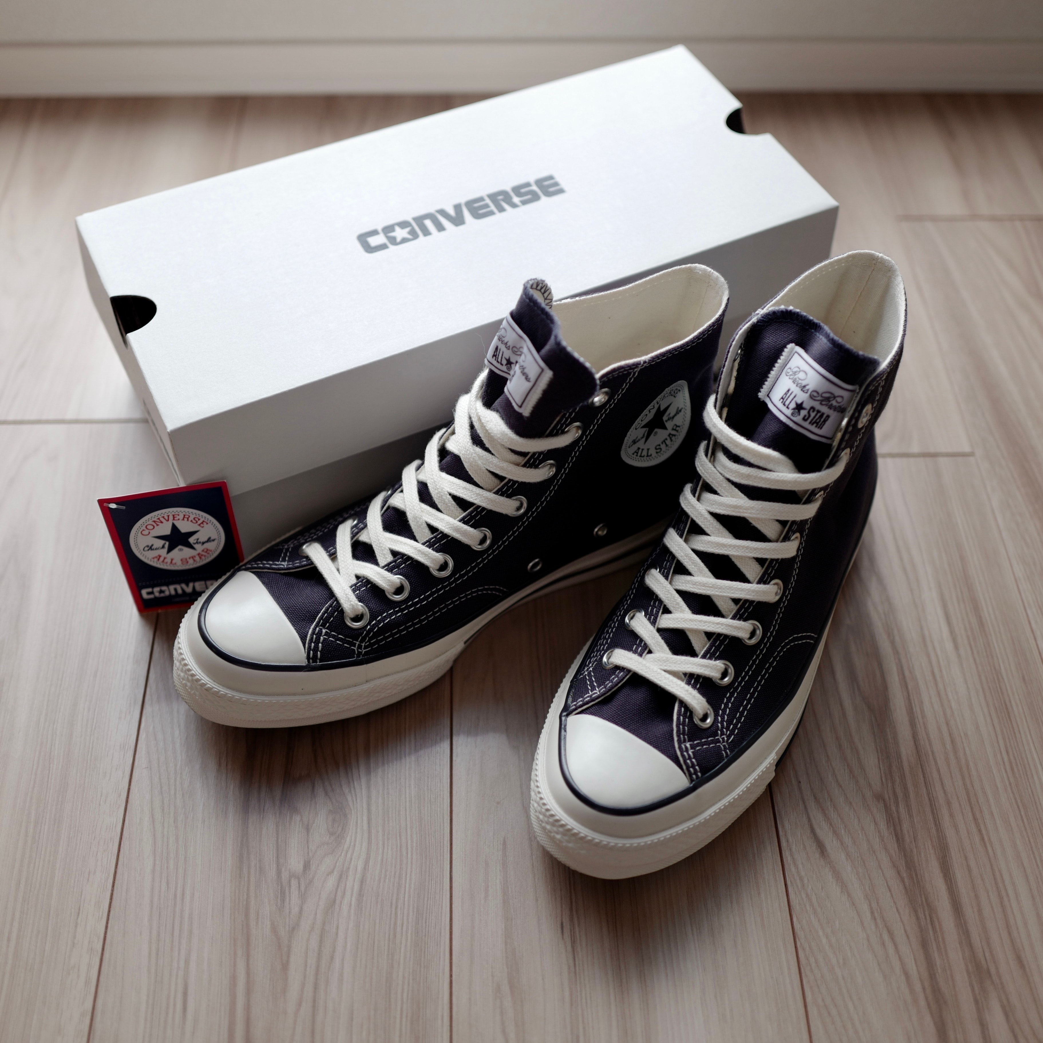 ブルックスブラザーズ × コンバース オールスター LGCY ハイ "ネイビー"