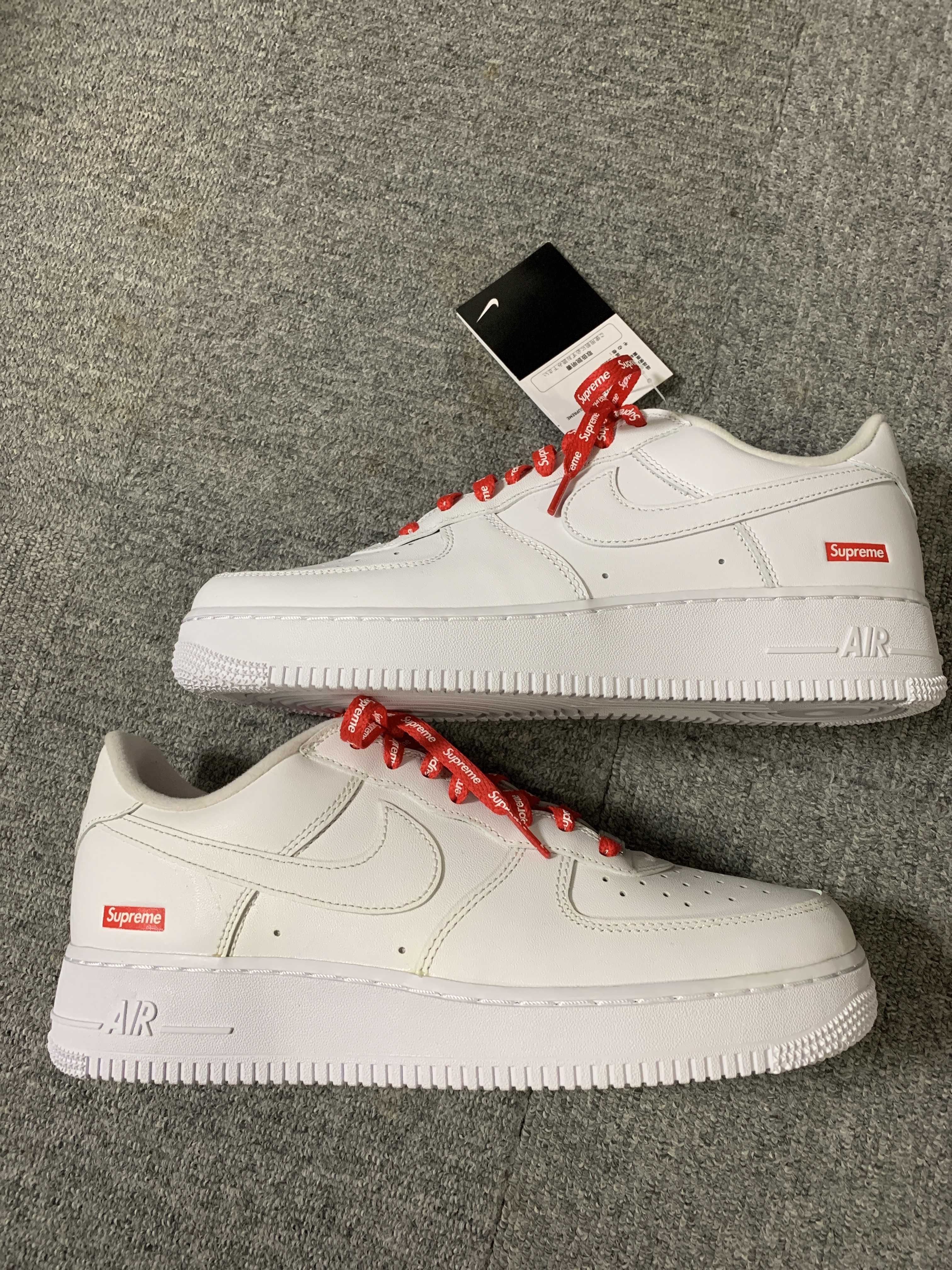 Supreme × Nike Air Force 1 Low "White"