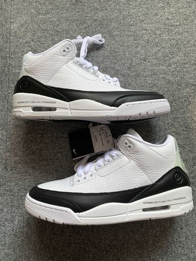 Fragment × Nike Air Jordan 3 "White/Black"