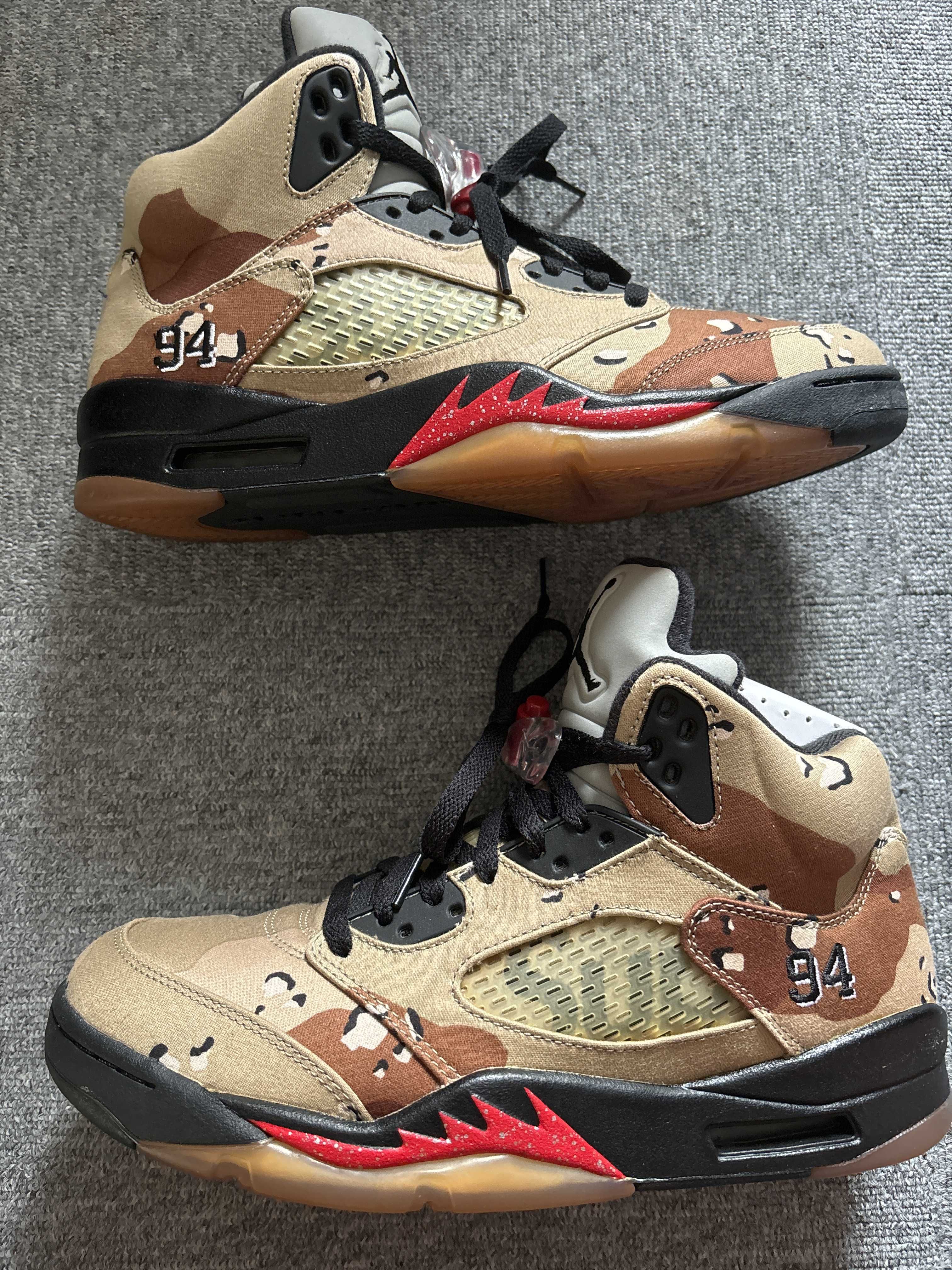 Supreme × Nike Air Jordan 5 Retro "Desert Camo"