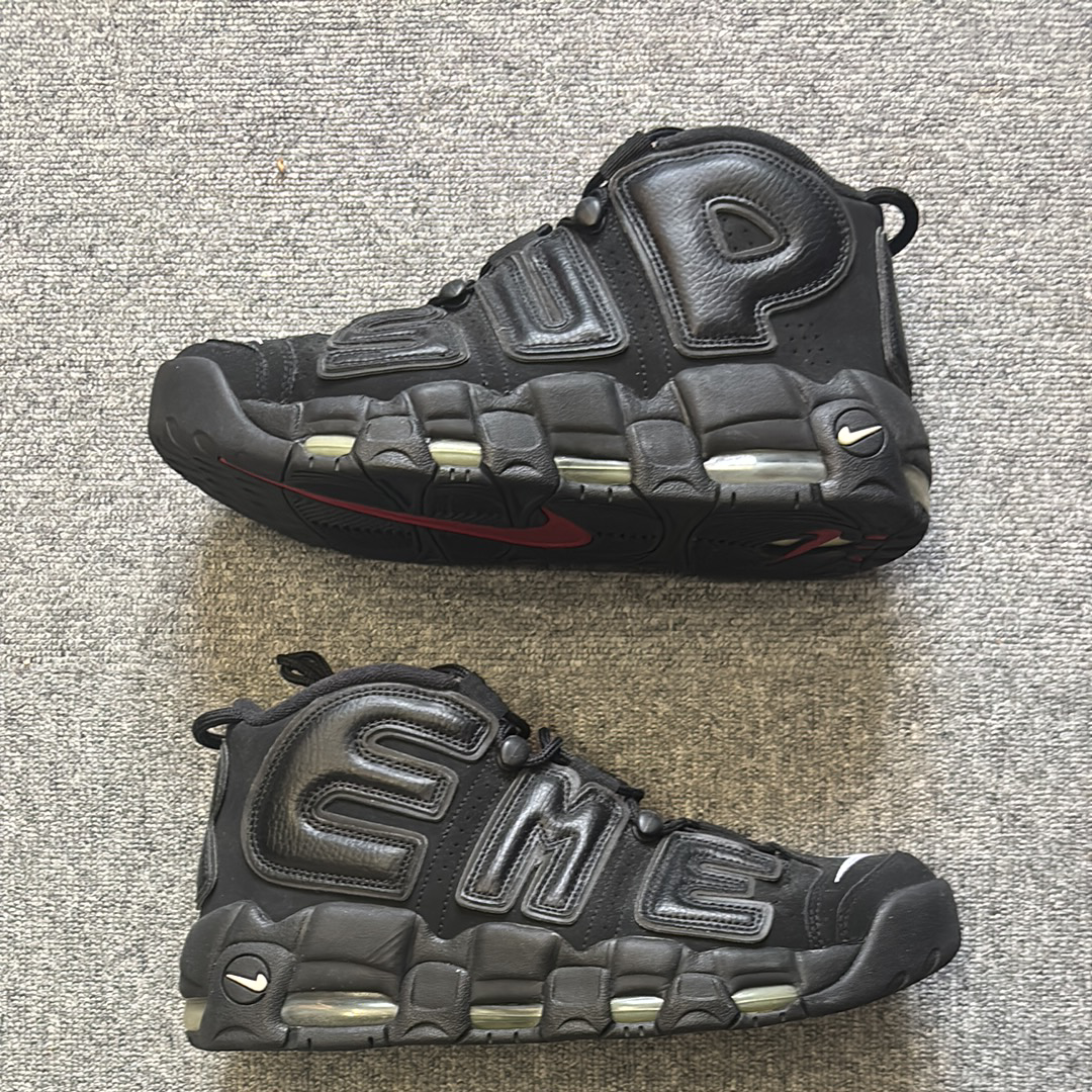 Supreme × Nike Air More Uptempo "Black"