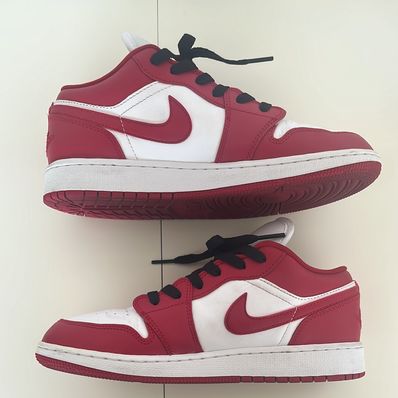 Nike GS Air Jordan 1 Low "Gym Red/White"