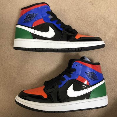 NIKE Women's AIR JORDAN 1 MID "PATENT BLEND"