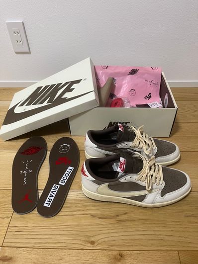 Travis Scott × Nike Air Jordan 1 Low OG SP "Reverse Mocha/Sail and Ridgerock"
