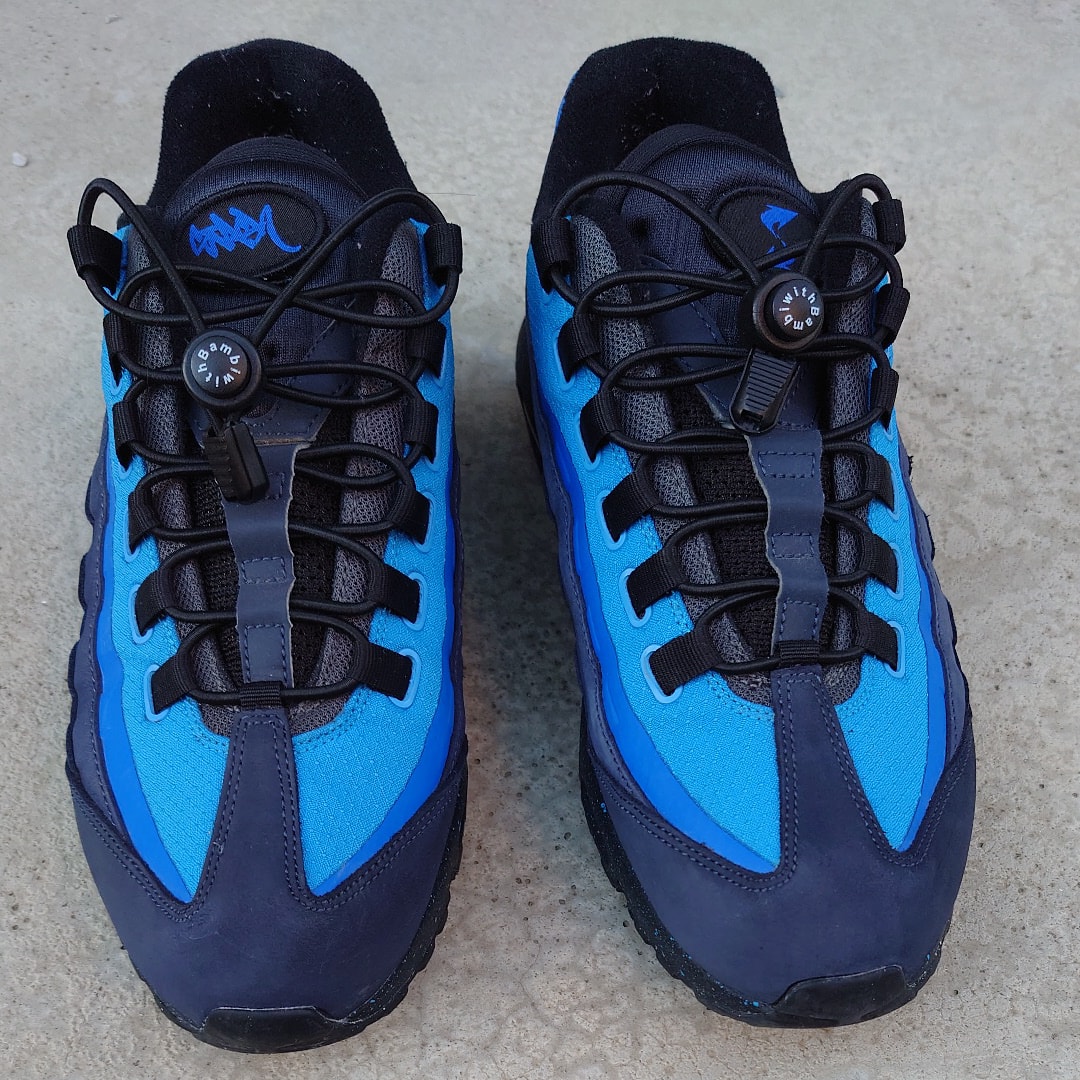 Stash × Nike Air Max 95 "Black and Harbor Blue" (2024)