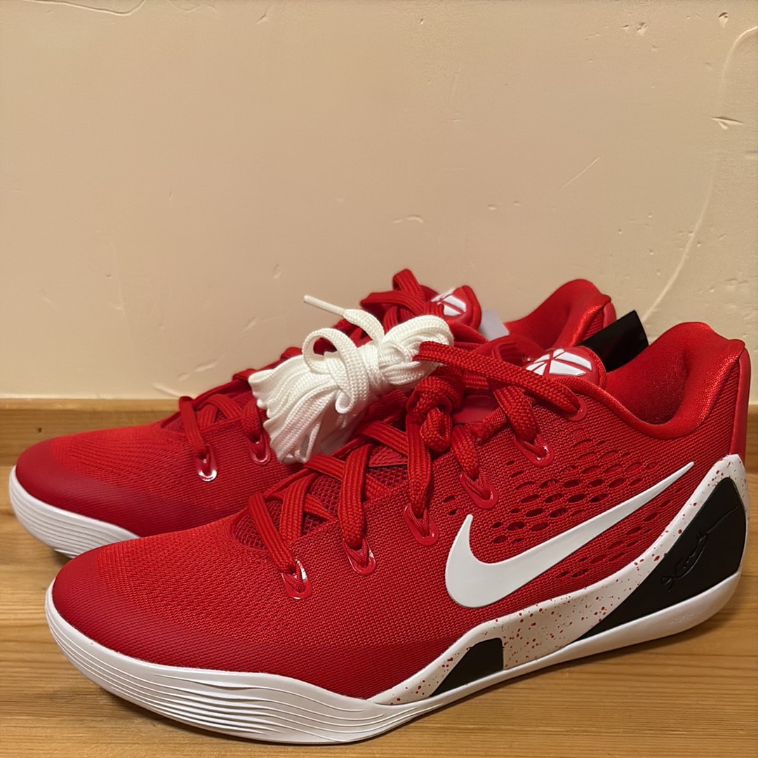 Nike Kobe 9 Elite Low EM Protro "University Red/White"
