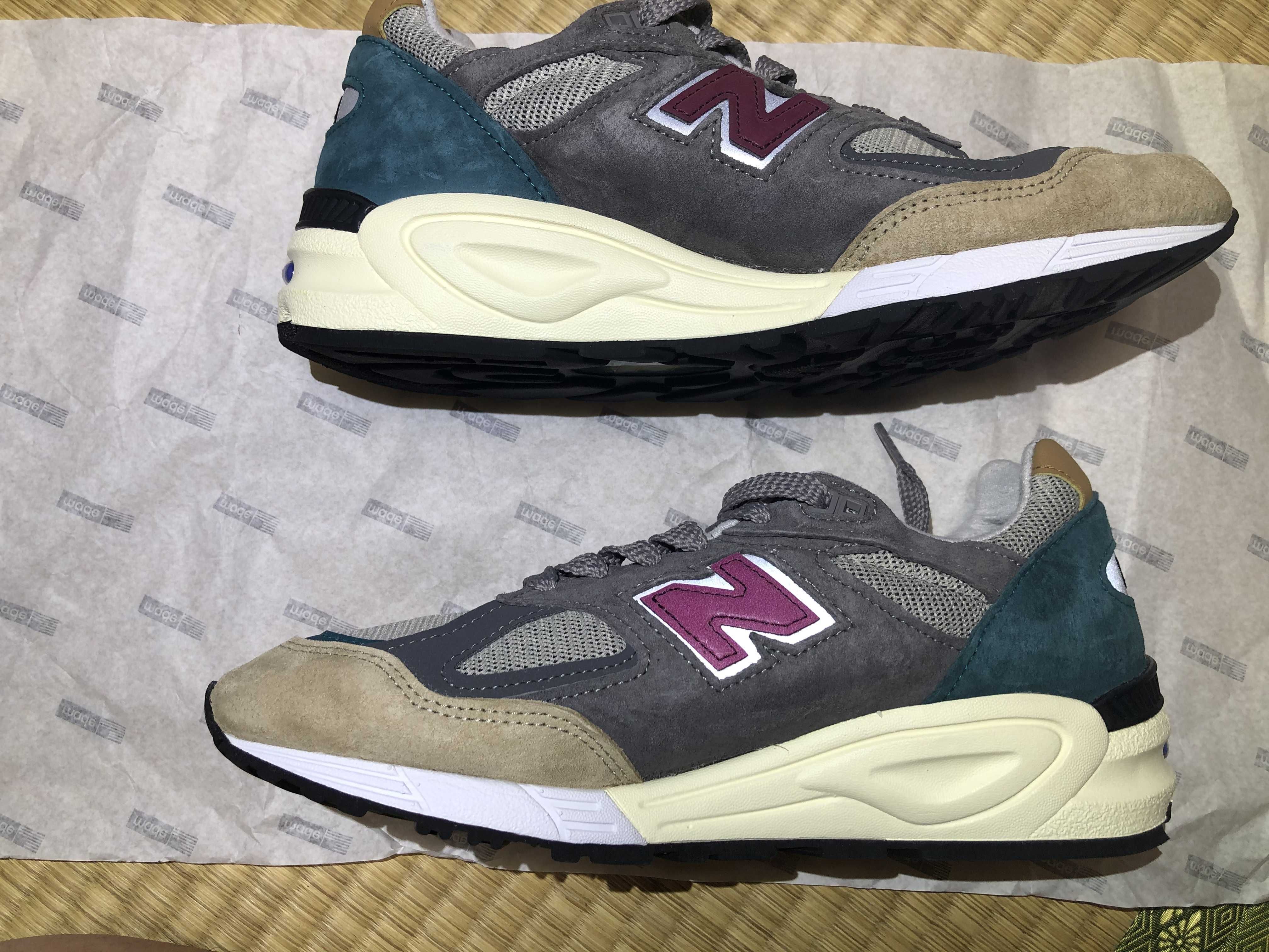 New Balance 990V2 "Gray Green"