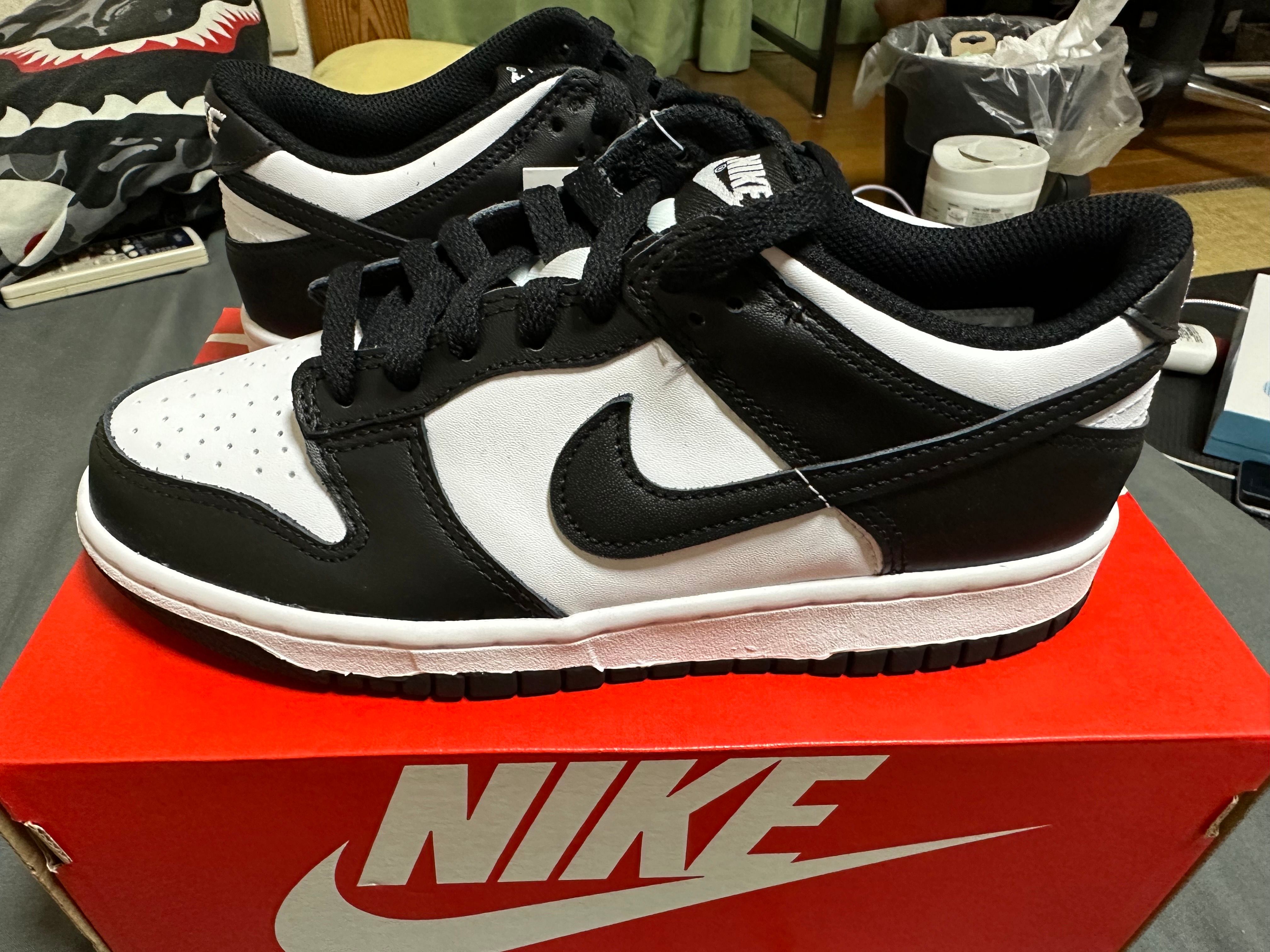Nike GS Dunk Low "White/Black"