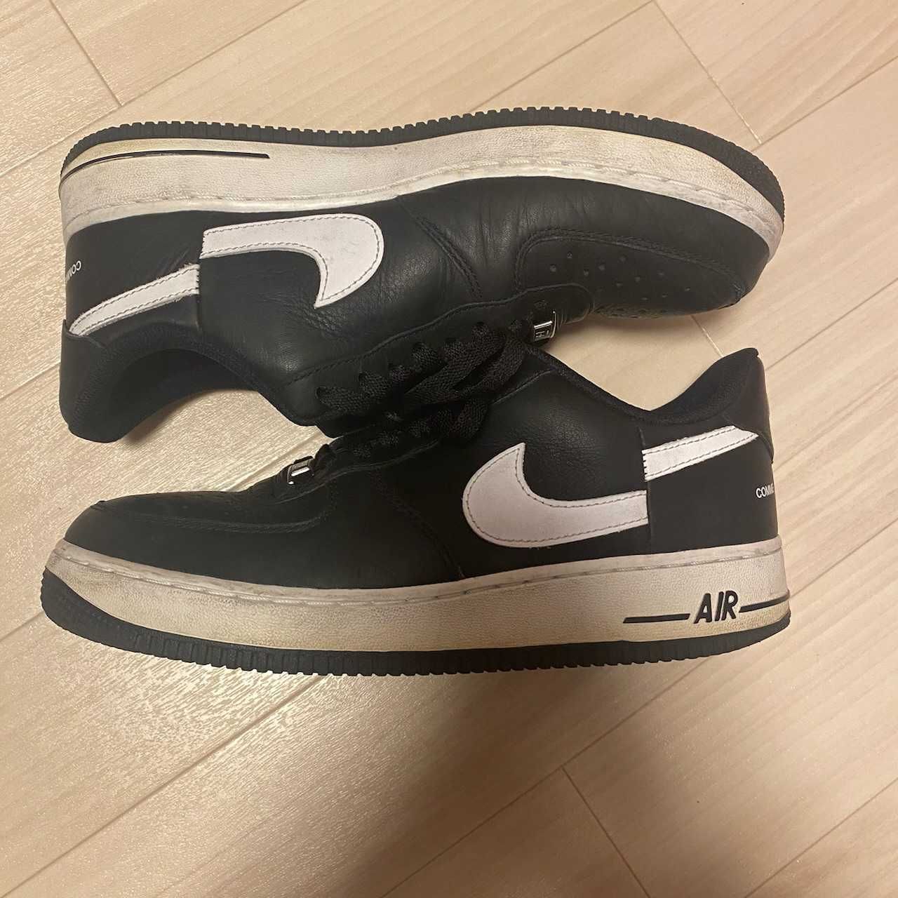 Supreme × COMME des GARCONS SHIRT × Nike Air Force 1 Low "Black/White" (2018)