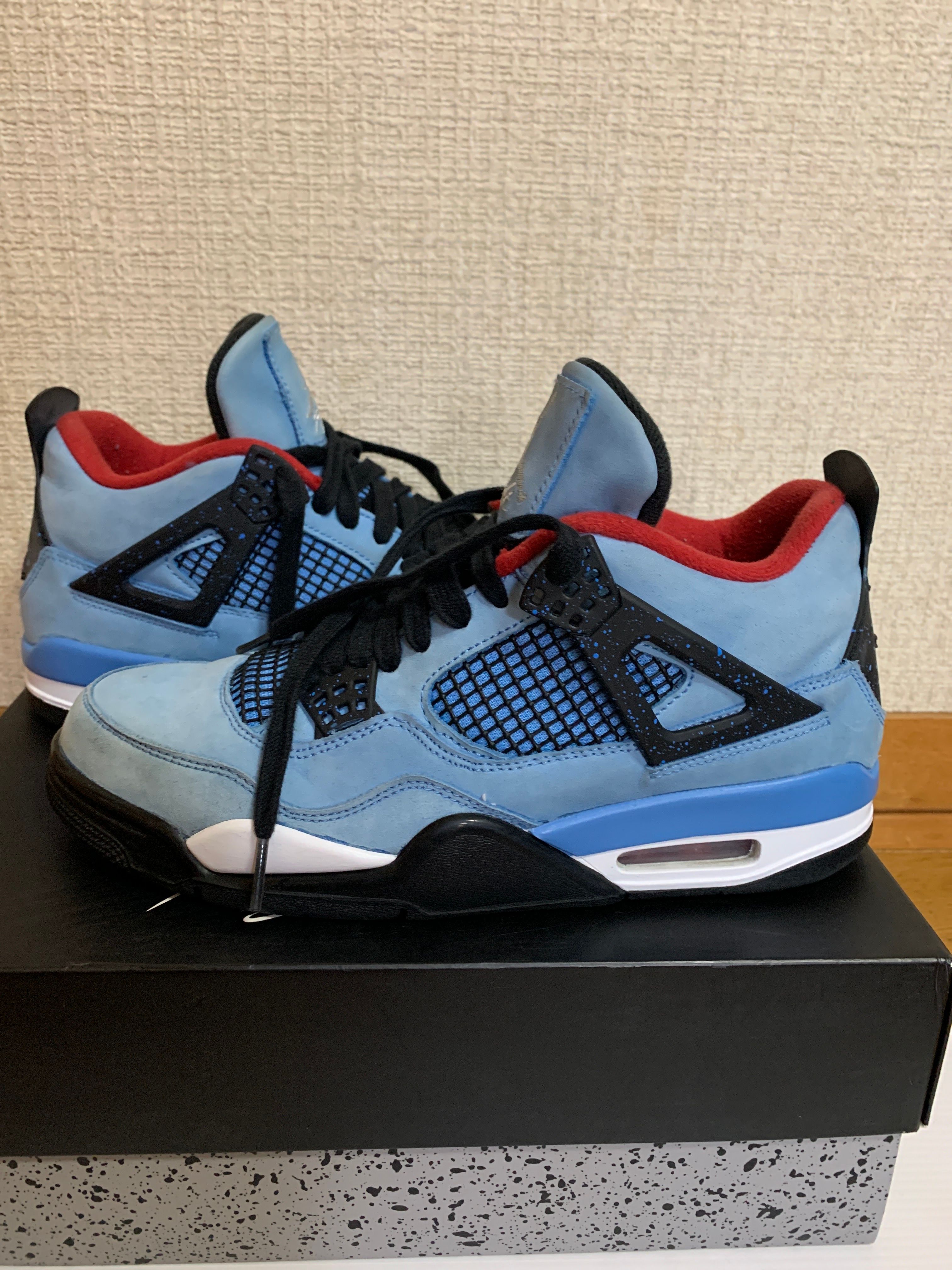 Travis Scott × Nike Air Jordan 4 Retro Cactus Jack "University Blue"