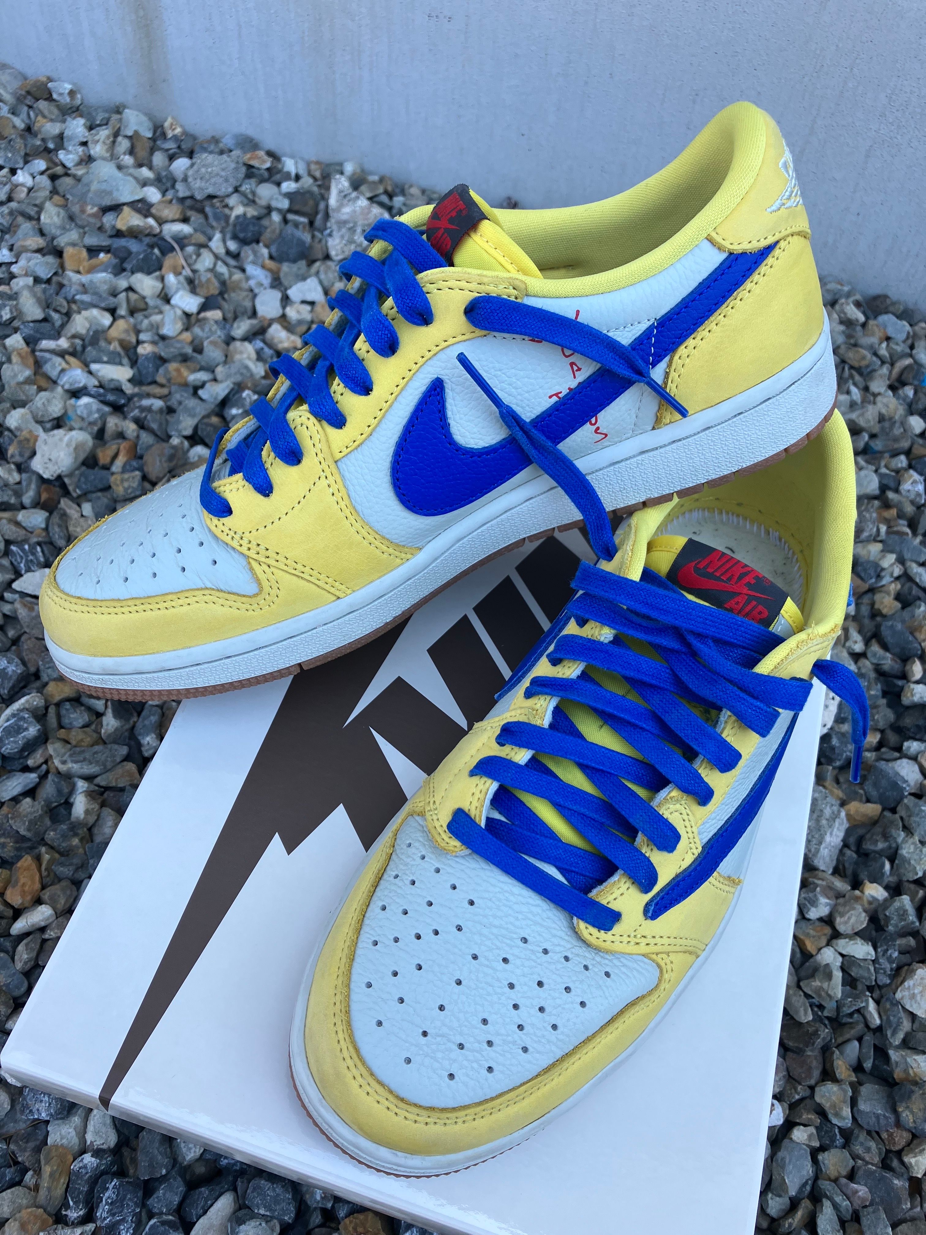 Travis Scott × Nike Women's Air Jordan 1 Retro Low OG "Canary"