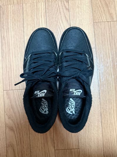 Travis Scott × Nike Air Jordan 1 Low OG SP "Black Phantom"