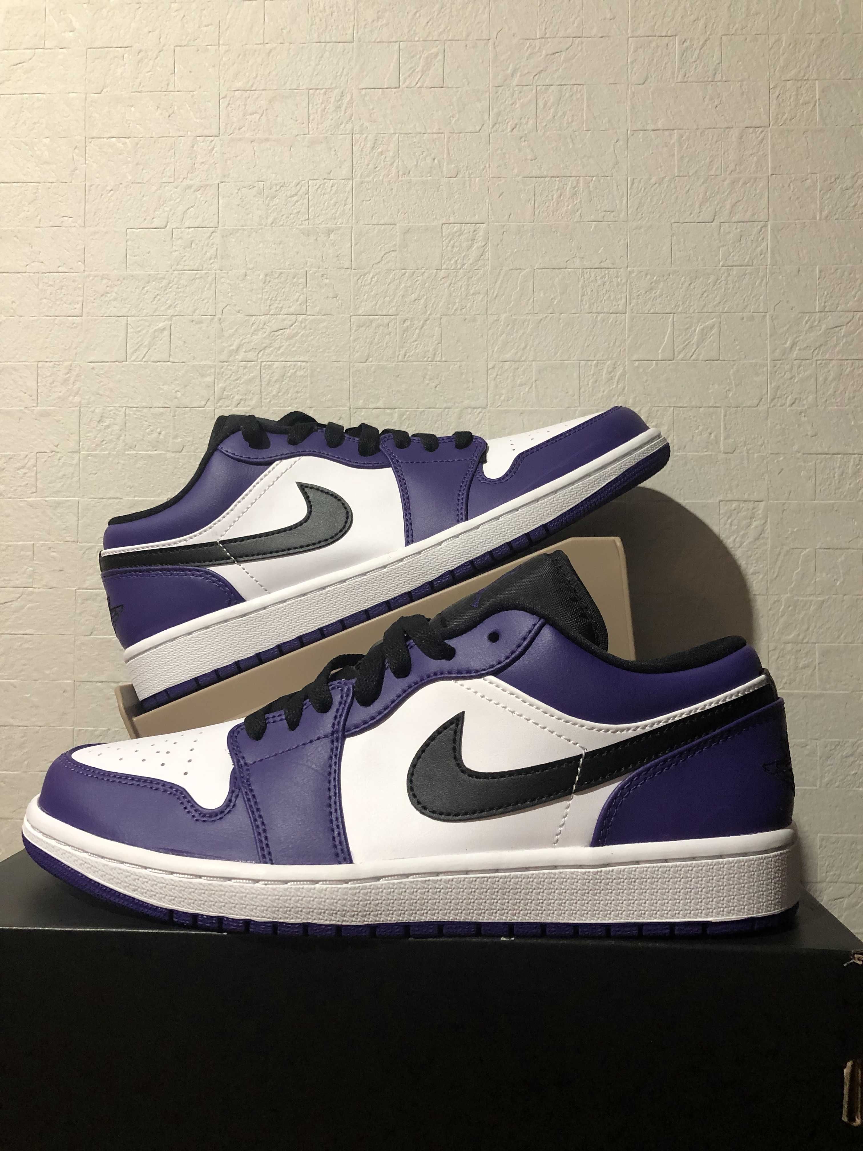 NIKE AIR JORDAN 1 LOW "COURT PURPLE"