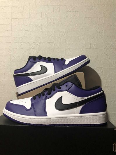 NIKE AIR JORDAN 1 LOW "COURT PURPLE"