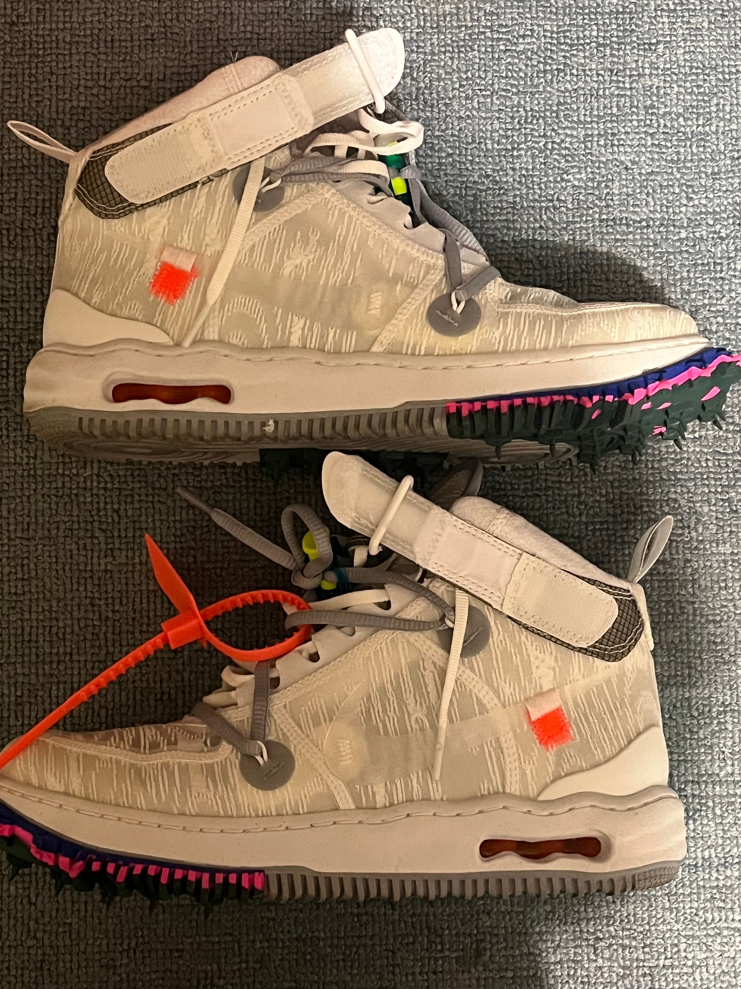 Off-White × Nike Air Force 1 Mid "White"