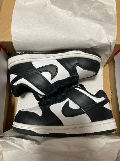 Nike TD Dunk Low "White/Black"