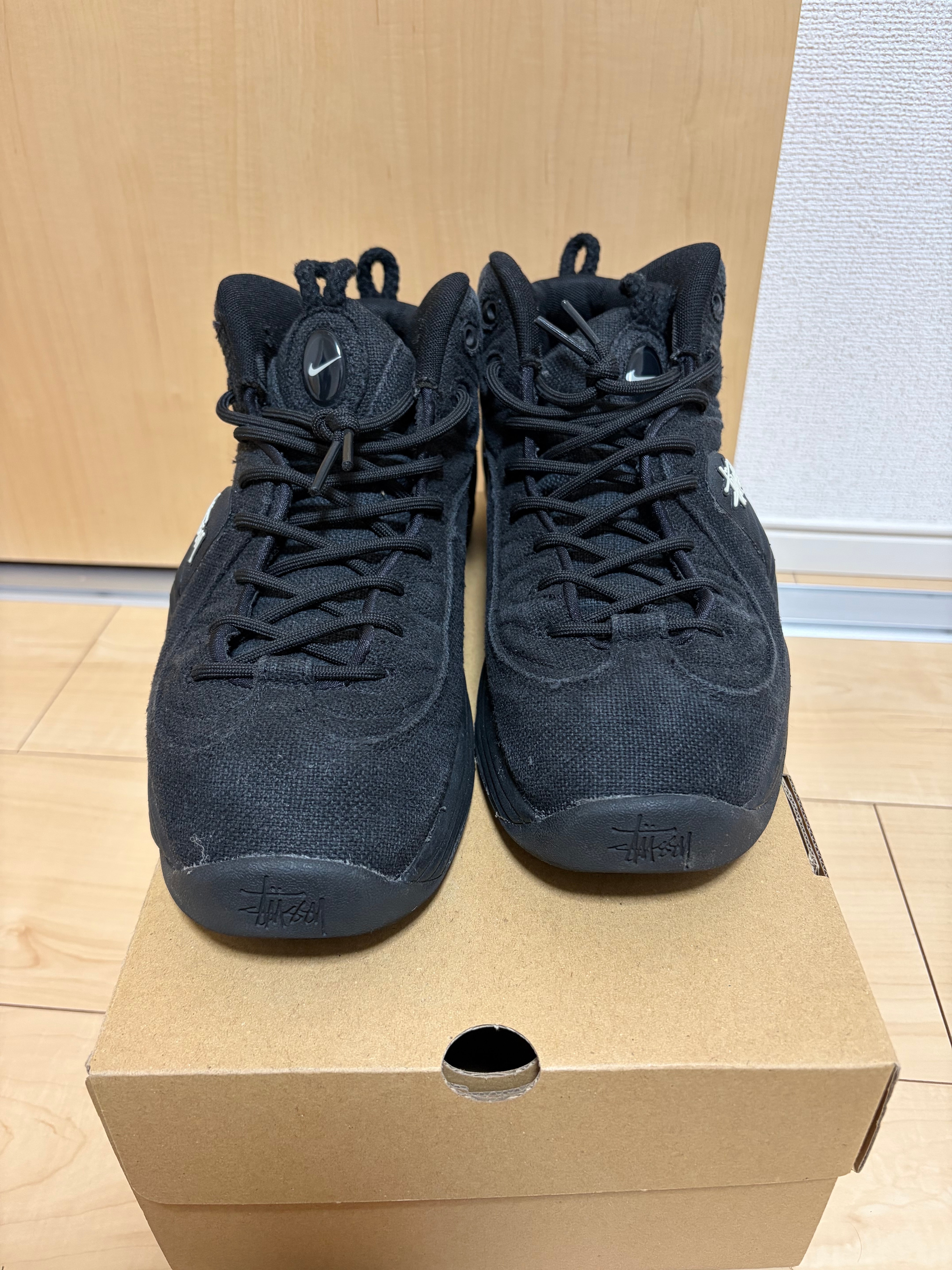 Stussy × Nike Air Penny 2 "Black"