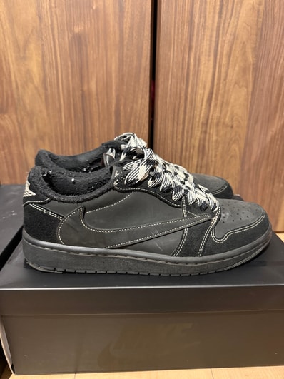 Travis Scott × Nike Air Jordan 1 Low OG SP "Black Phantom"