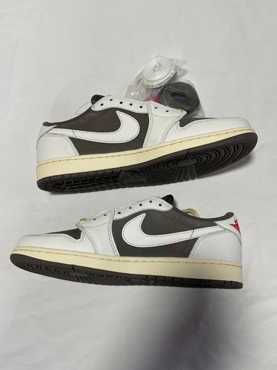 Travis Scott × Nike Air Jordan 1 Low OG SP "Reverse Mocha/Sail and Ridgerock"