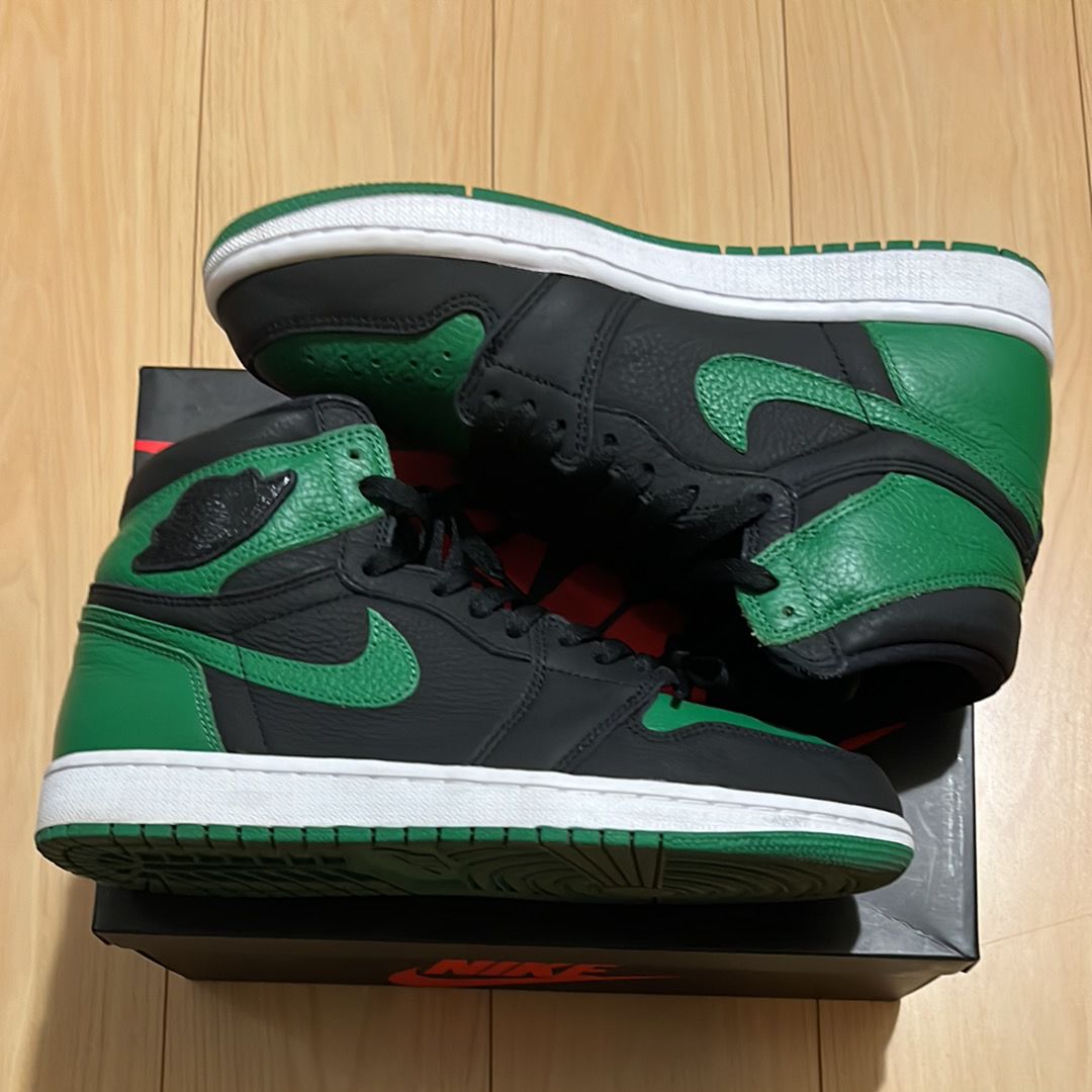 Nike Air Jordan 1 Retro High OG "Black/Pine Green" (2020)      