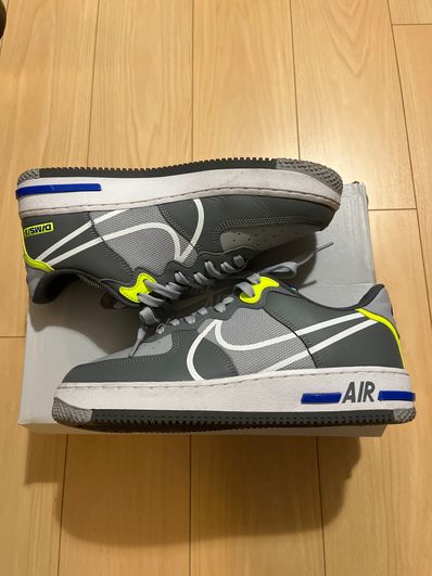 NIKE AIR FORCE 1 REACT "WOLF GREY"