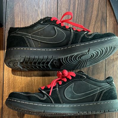 Travis Scott × Nike Air Jordan 1 Low OG SP "Black Phantom"