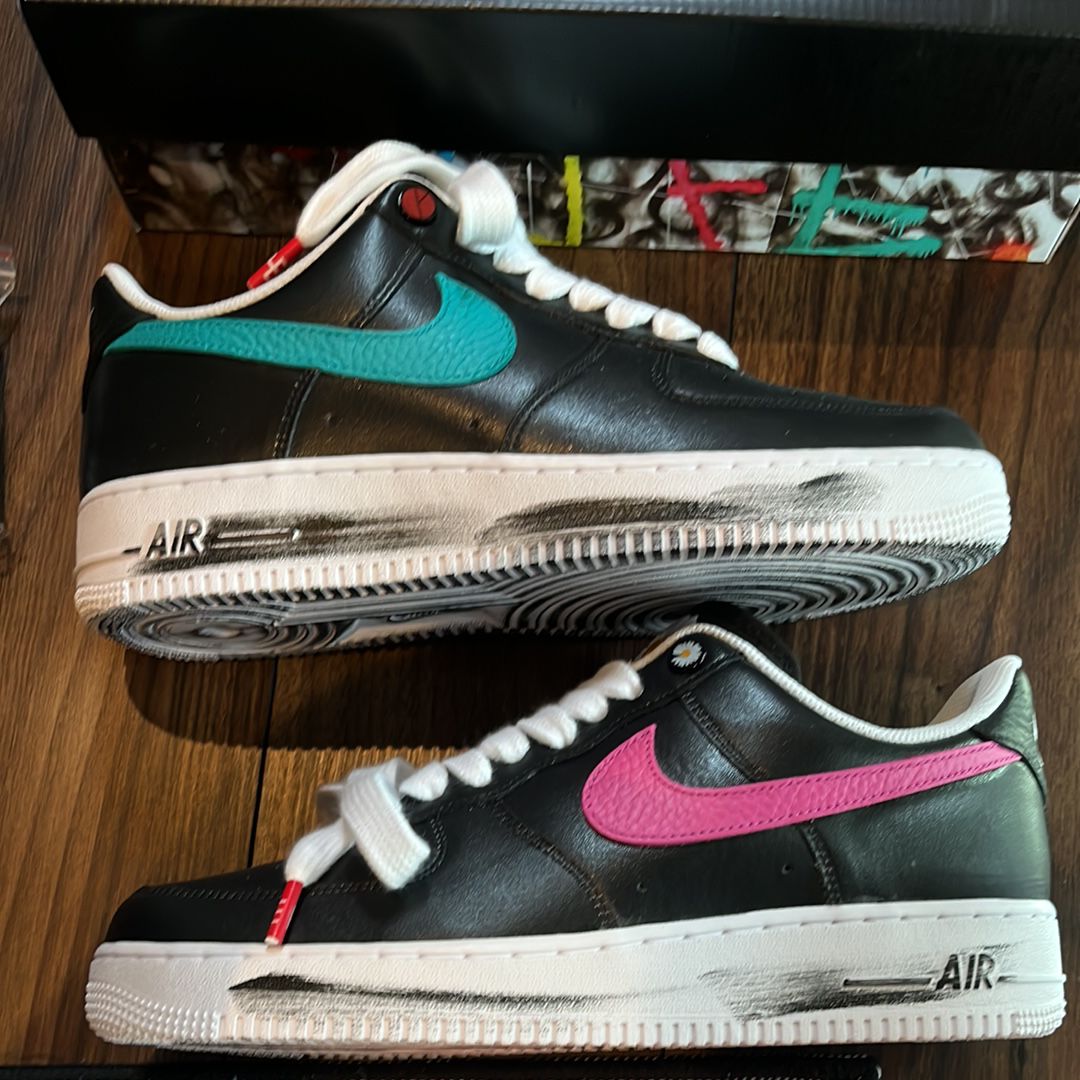 PEACEMINUSONE × Nike Air Force 1 Low '07 Para-Noise 3.0 "Black and Multi-Color" / G-DRAGON