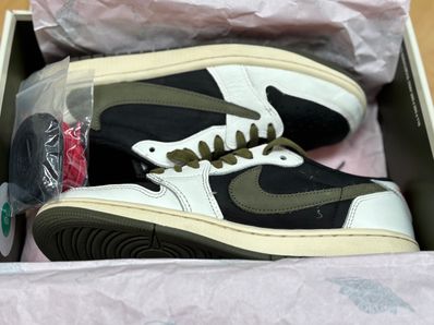Travis Scott × Nike Women's Air Jordan 1 Low OG "Medium Olive"