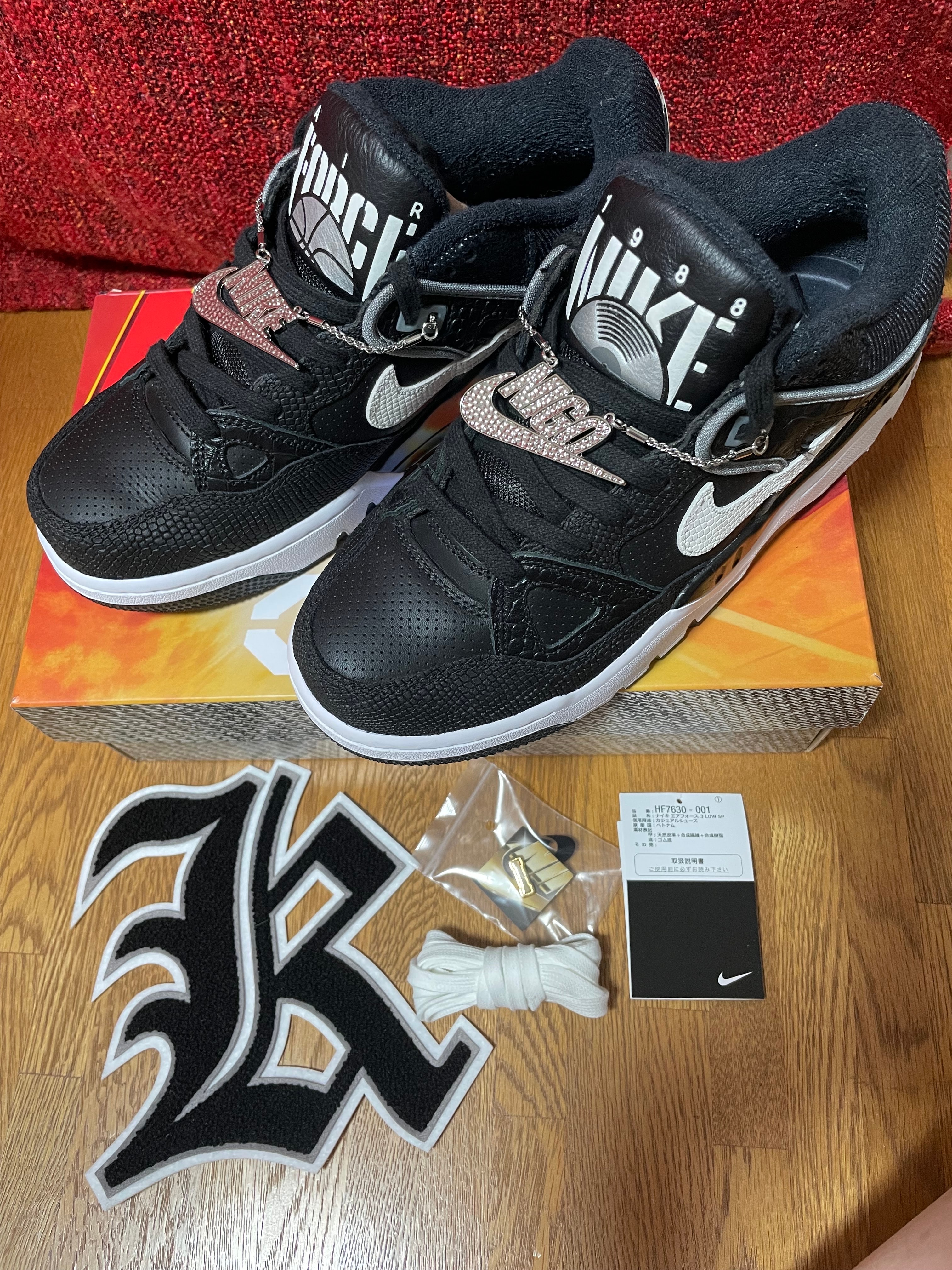 NIKE エアフォース3 LOWXNIGO ブラック 25.5[代理] NIKE公式】エア フォース 3 LOW x NIGO 'Black and White
