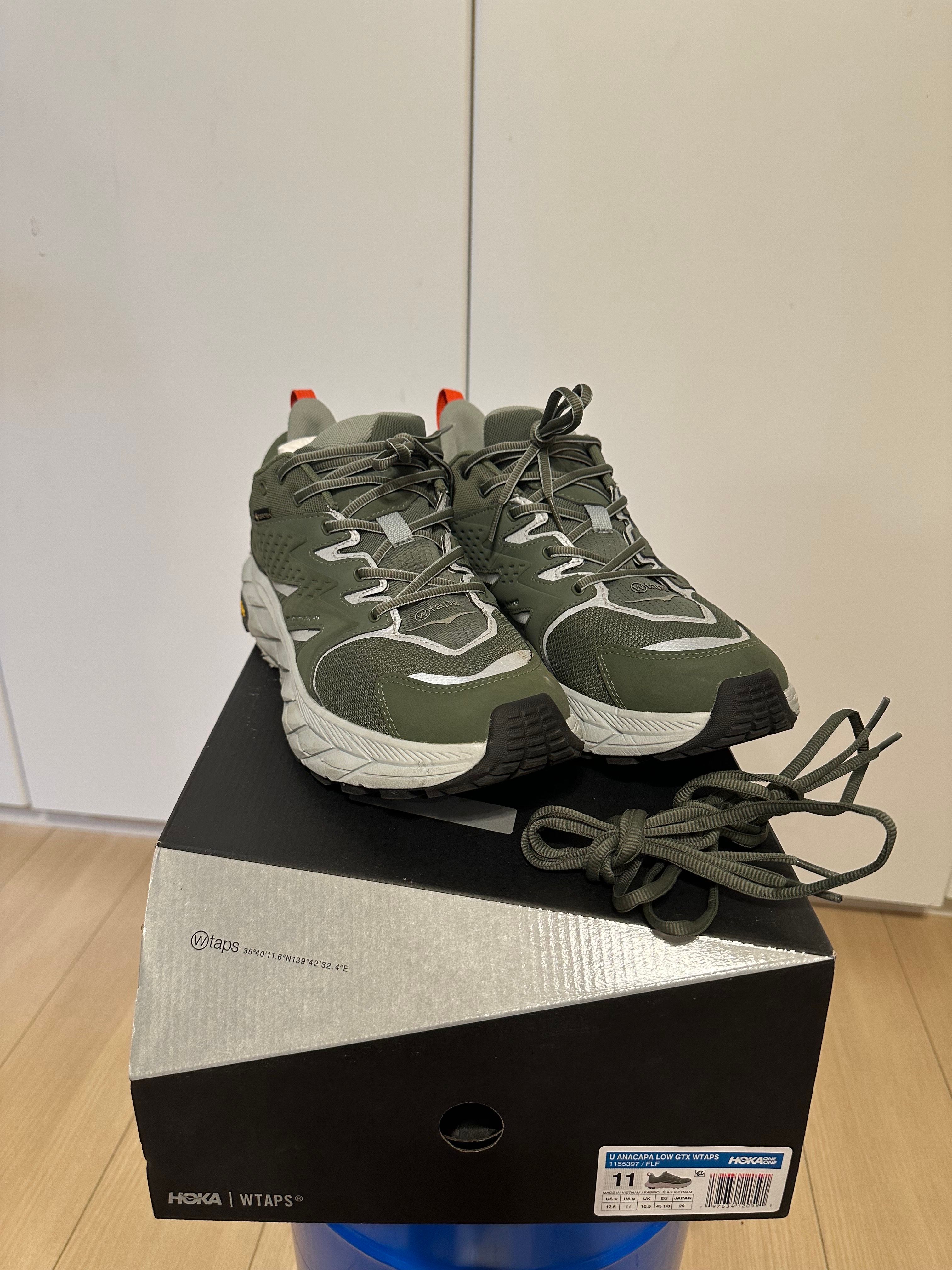 WTAPS × Hoka Anacapa Low GORE-TEX "Olive Drab"