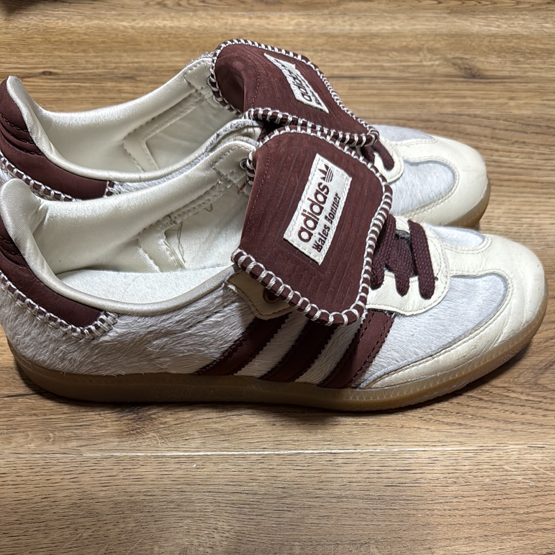 Wales Bonner × adidas Samba Pony Tonal Low "Cream White/Mystery Brown"