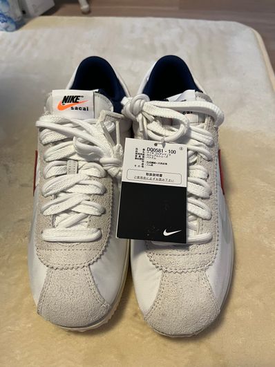 sacai × Nike Zoom Cortez "White and University Red"