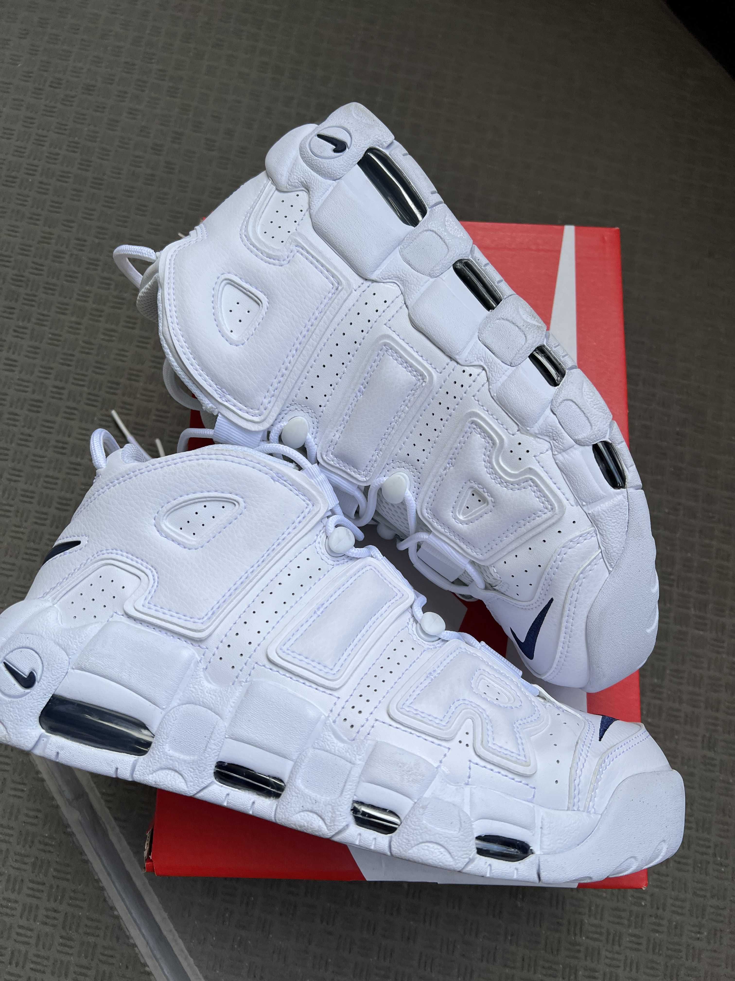 Nike Air More Uptempo "White/Midnight Navy"