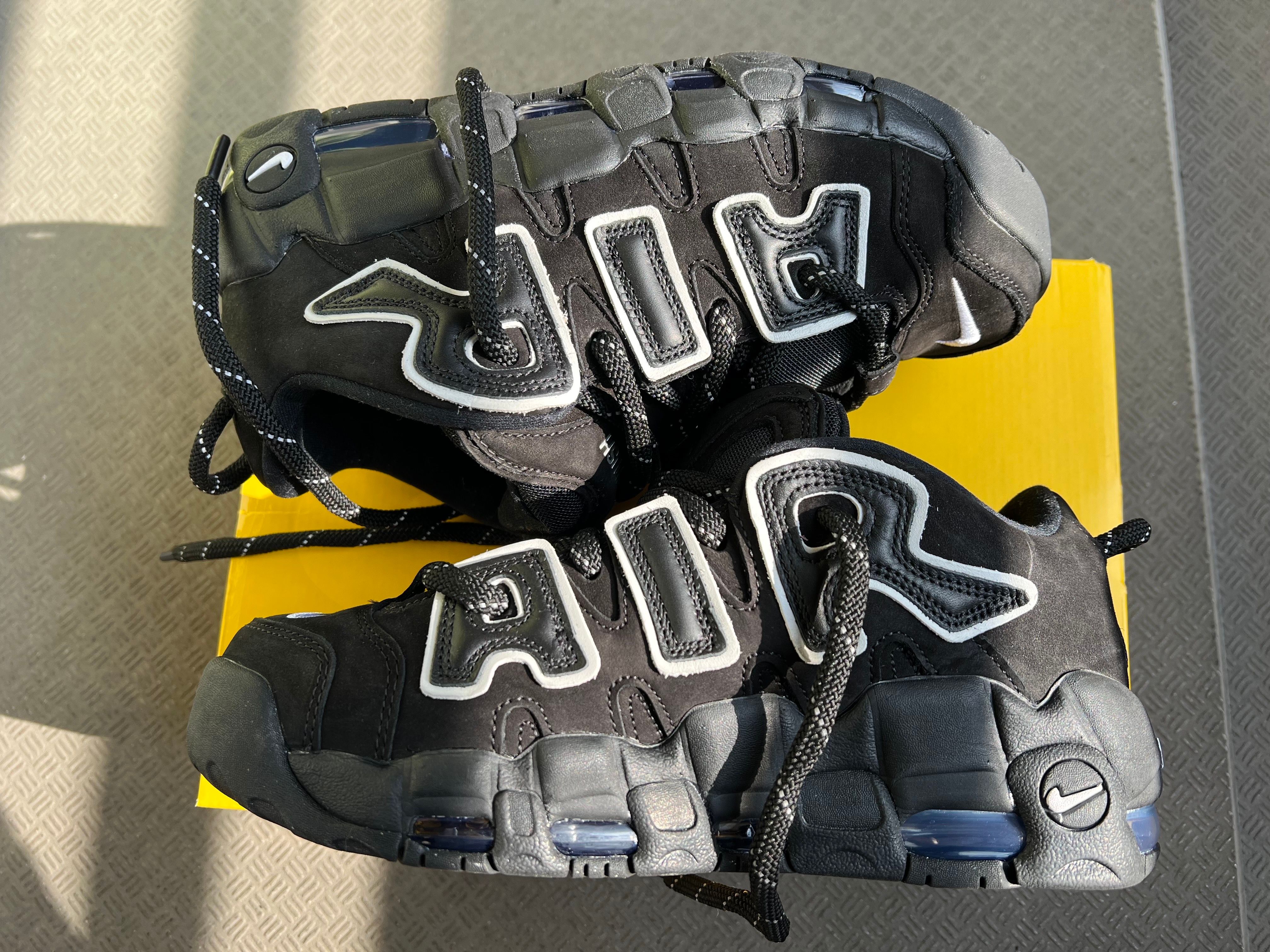 AMBUSH × Nike Air More Uptempo Low "Black and White"