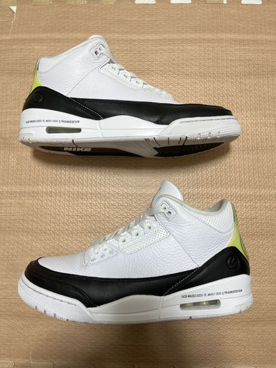 Fragment × Nike Air Jordan 3 "White/Black"