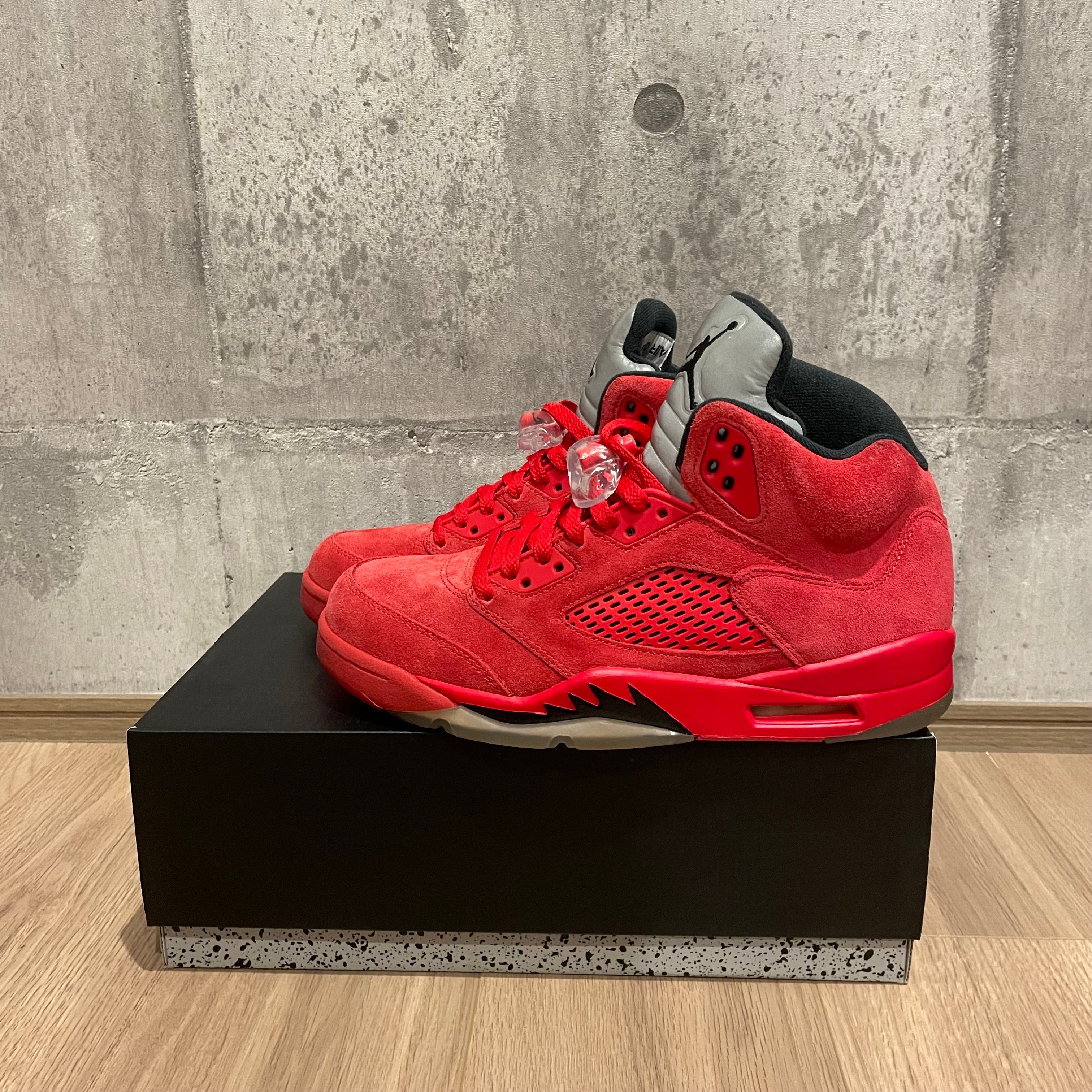 Nike Air Jordan 5 Ratro "Red Suede"