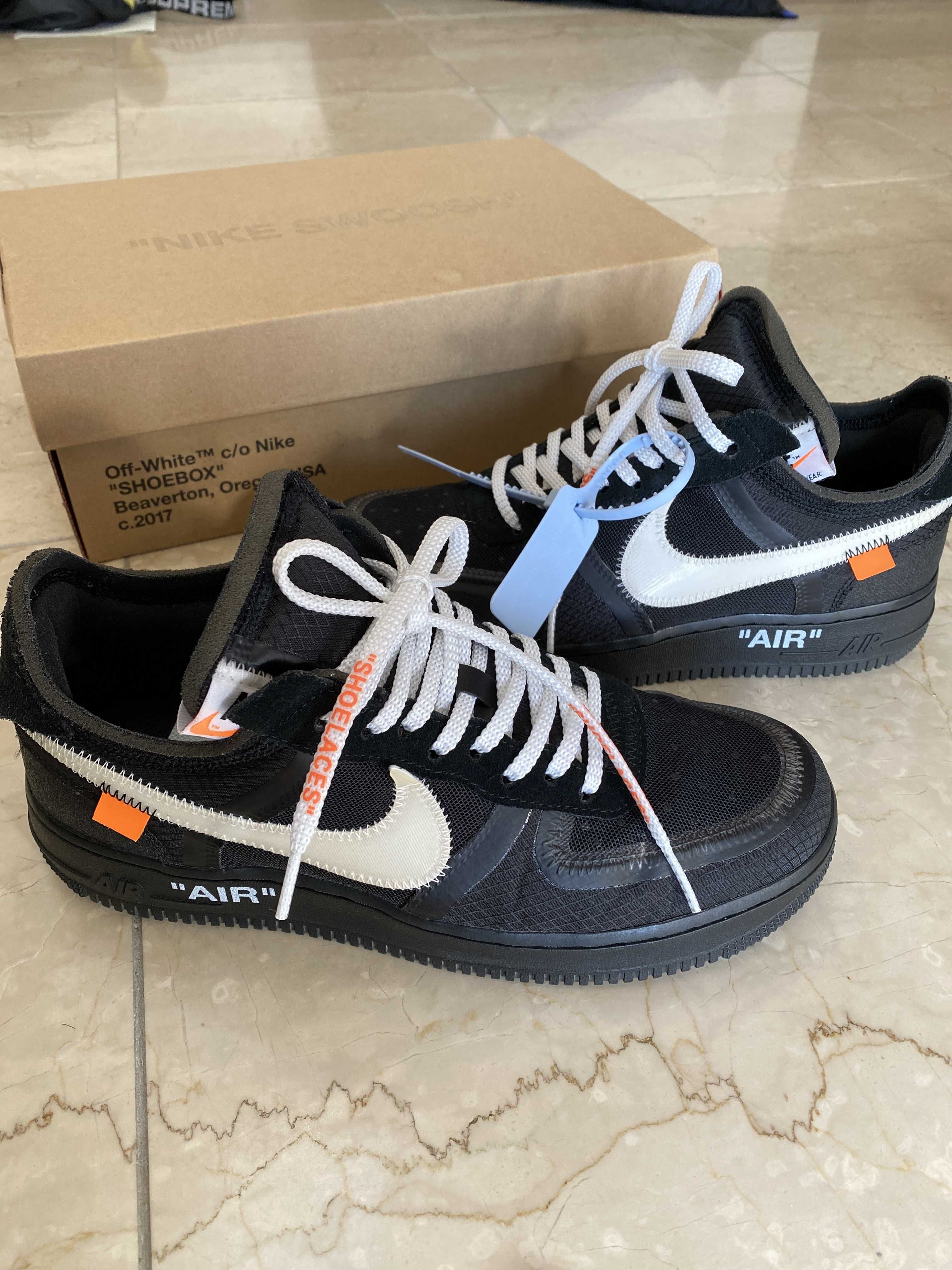 Off-White × Nike Air Force 1 Low "Black"